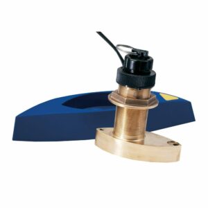Image 1: Raymarine B744V Bronze Thru Hull Tri-Ducer w/Fairing Block