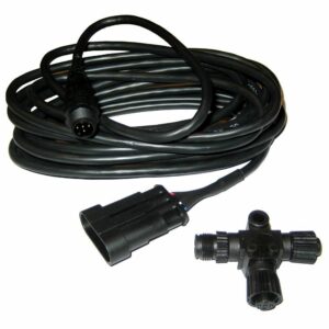 Image 1: Lowrance Evinrude Engine Interface Cable - Red