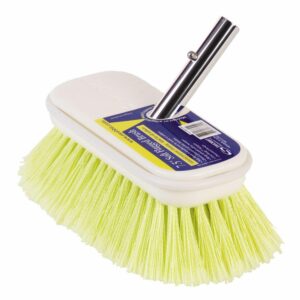Image 1: Swobbit 7.5" Soft Flagged Brush - Yellow