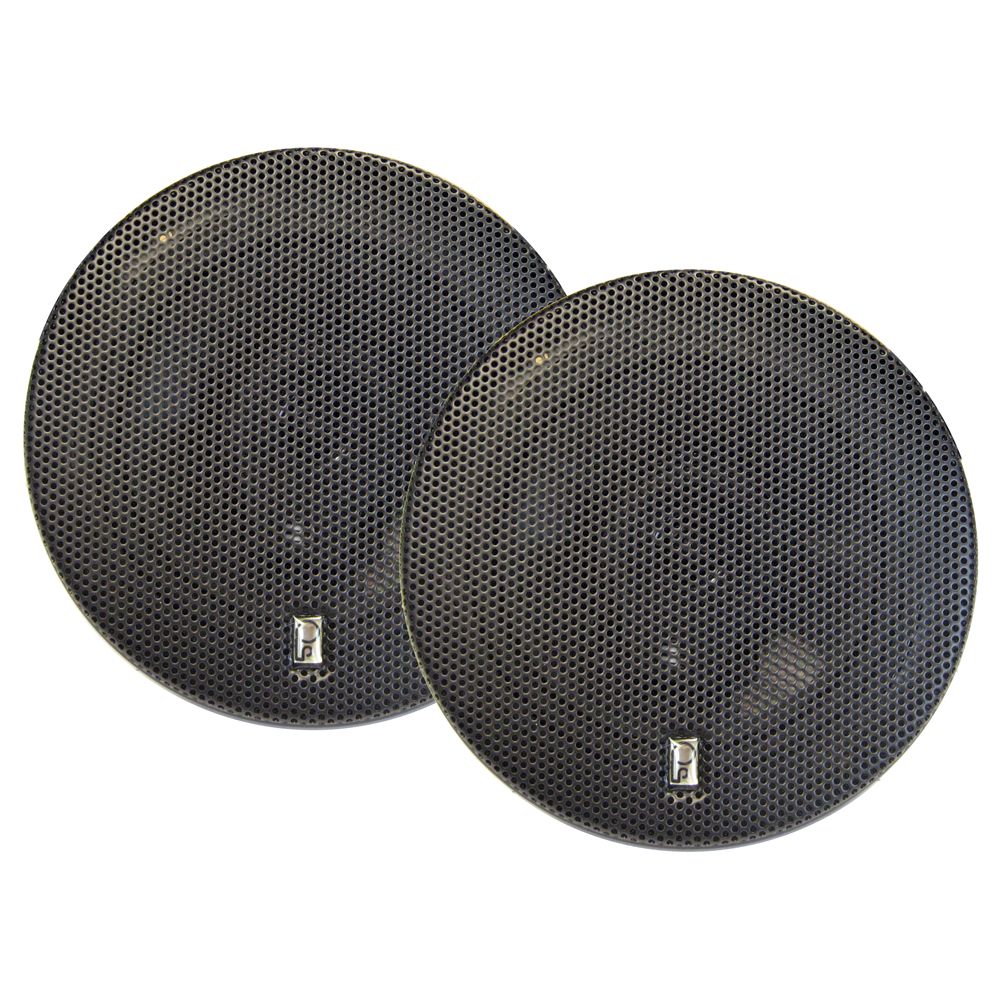 Image 1: Poly-Planar MA-8506 6" 200 Watt Titanium Series Speakers - Black
