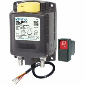 Image 1: Blue Sea  7700 ML-Series Remote Battery Switch w/Manual Control 12VDC
