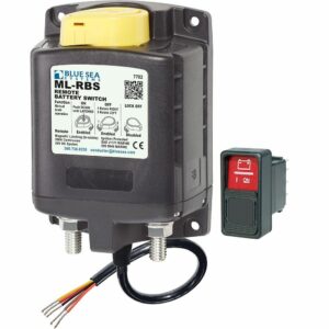 Image 1: Blue Sea 7702 ML-Series Remote Battery Switch w/Manual Control 24V DC