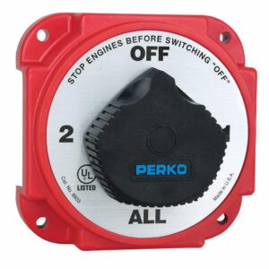 Image 1: Perko Heavy Duty Battery Selector Switch w/Alternator Field Disconnect