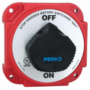 Image 1: Perko 9703DP Heavy Duty Battery Disconnect Switch w/ Alternator Field Disconnect