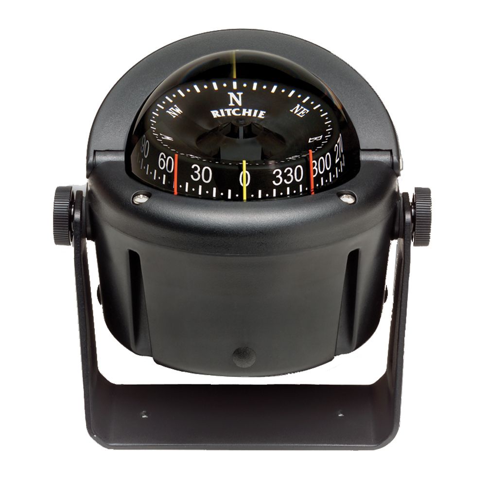 Image 1: Ritchie HB-741 Helmsman Compass - Bracket Mount - Black