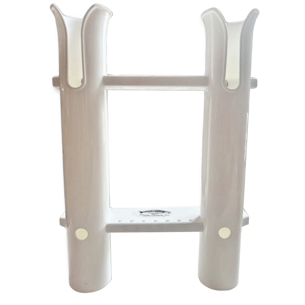 Image 1: Deep Blue Marine RH-2 Double Rod Holder w/Plier and Knife Storage