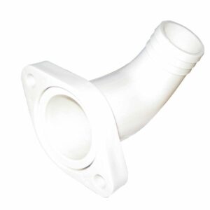Image 1: Raritan 90° Discharge Adapter w/Flange - Straight To 90°