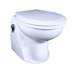 Image 1: Raritan Atlantes Freedom® w/Vortex-Vac - Household Style - White - Remote Intake Pump - Smart Toilet Control - 12v