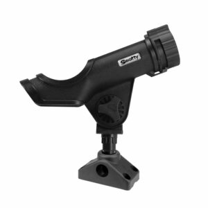 Image 1: Scotty Powerlock Rod Holder Black w/241 Side/Deck Mount