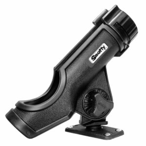 Image 1: Scotty Powerlock Rod Holder Black w/244 Flush Deck Mount