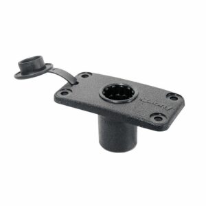 Image 1: Scotty 244 Flush Deck Mount w/Rain Cap