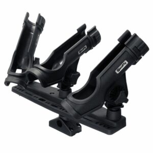 Image 1: Scotty Triple Rod Holder w/3 230 Power Lock Rod Holders