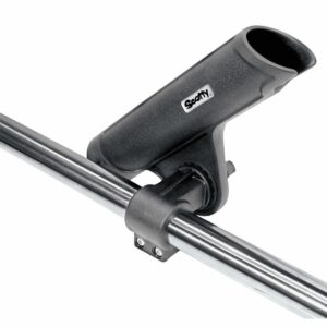 Image 1: Scotty 358 Rodmaster II Downrigger Boom Rod Holder f/ Clamp on style 1 1/4"