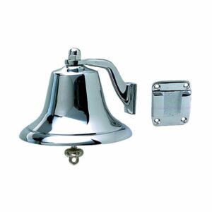 Image 1: Perko Chrome Plated Bronze Fog Bell - 6"