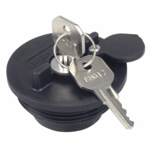 Image 1: Perko Fuel System Locking Cap f/ 1-1/2" Non-Vented Fills - 0520 / 0527 / 0528 / 0557 / 0599 / 1270