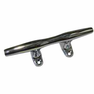 Image 1: Perko 6" Open Base Cleat - Chrome Plated Zinc