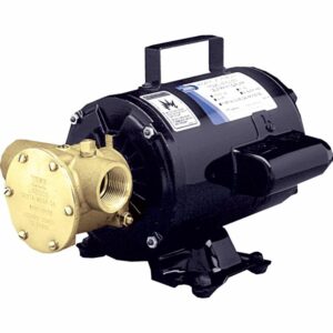 Image 1: Jabsco Utility Pump w/Open Drip Proof Motor - 115V