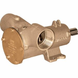 Image 1: Jabsco 2" Bronze Pedestal Pump