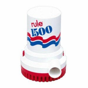 Image 1: Rule 1500 GPH Non-Automatic Bilge Pump - 24v