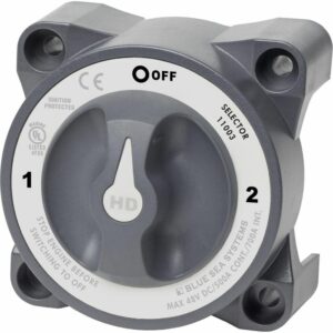 Image 1: Blue Sea 11003 HD-Series Battery Switch w/Alternator Field Disconnect - 3-Position
