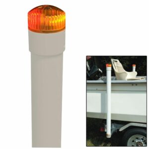 Image 1: C.E. Smith 40" Post Guide-On With L.E.D. Lighted Posts