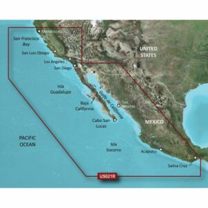 Image 1: Garmin BlueChart® g3 HD - HXUS021R - California - Mexico - microSD™/SD™