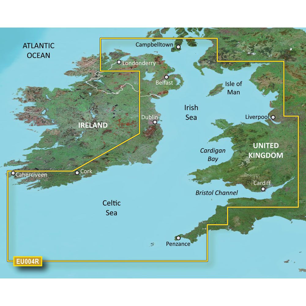 Image 1: Garmin BlueChart® g3 HD - HXEU004R - Irish Sea - microSD™/SD™