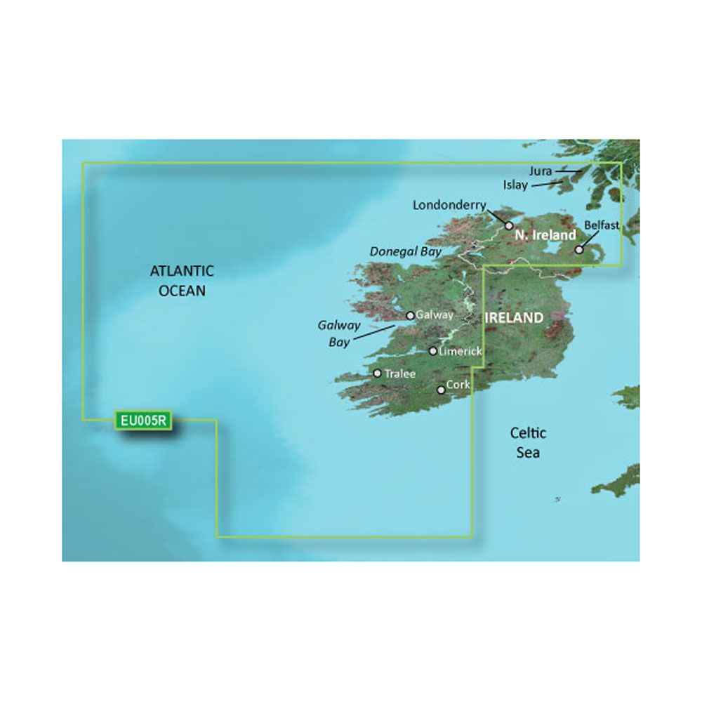 Image 1: Garmin BlueChart® g3 HD - HEU005R - Ireland, West Coast - microSD™/SD™