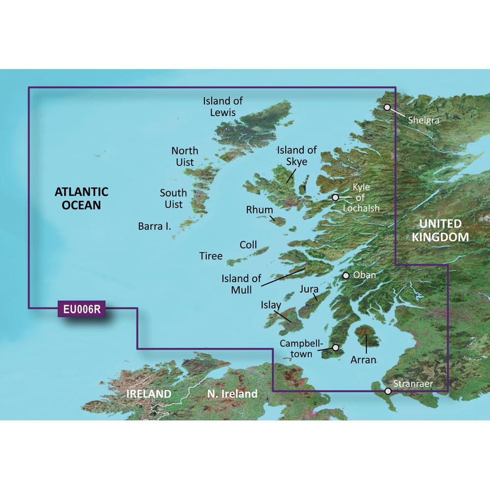 Image 1: Garmin BlueChart® g3 HD - HXEU006R - Scotland West Coast - microSD™/SD™