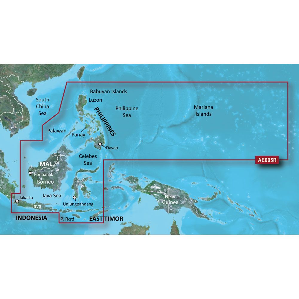 Image 1: Garmin BlueChart® g3 HD - HXAE005R - Phillippines - Java - Mariana Islands - microSD™/SD™