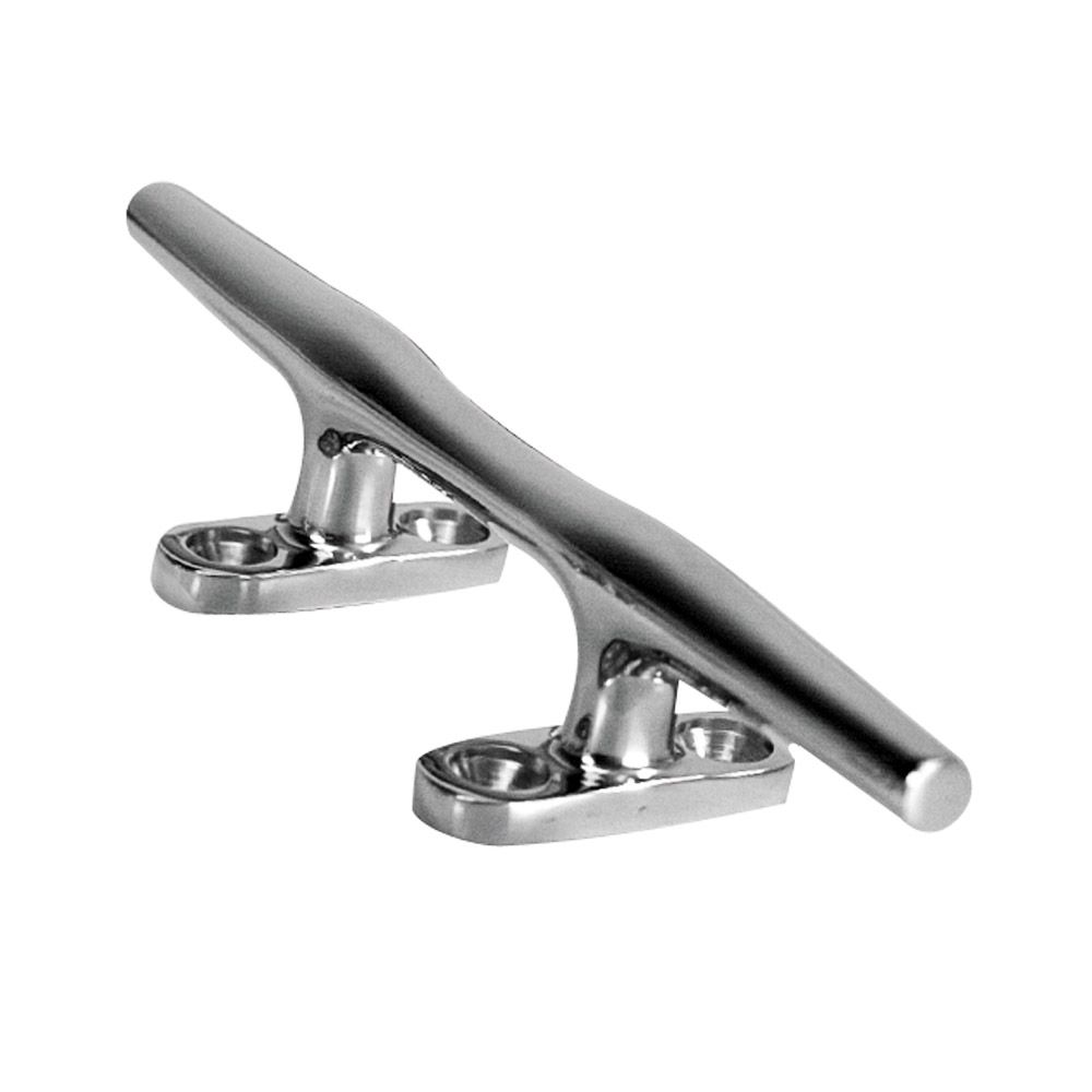 Image 1: Whitecap Hollow Base Stainless Steel Cleat - 6"
