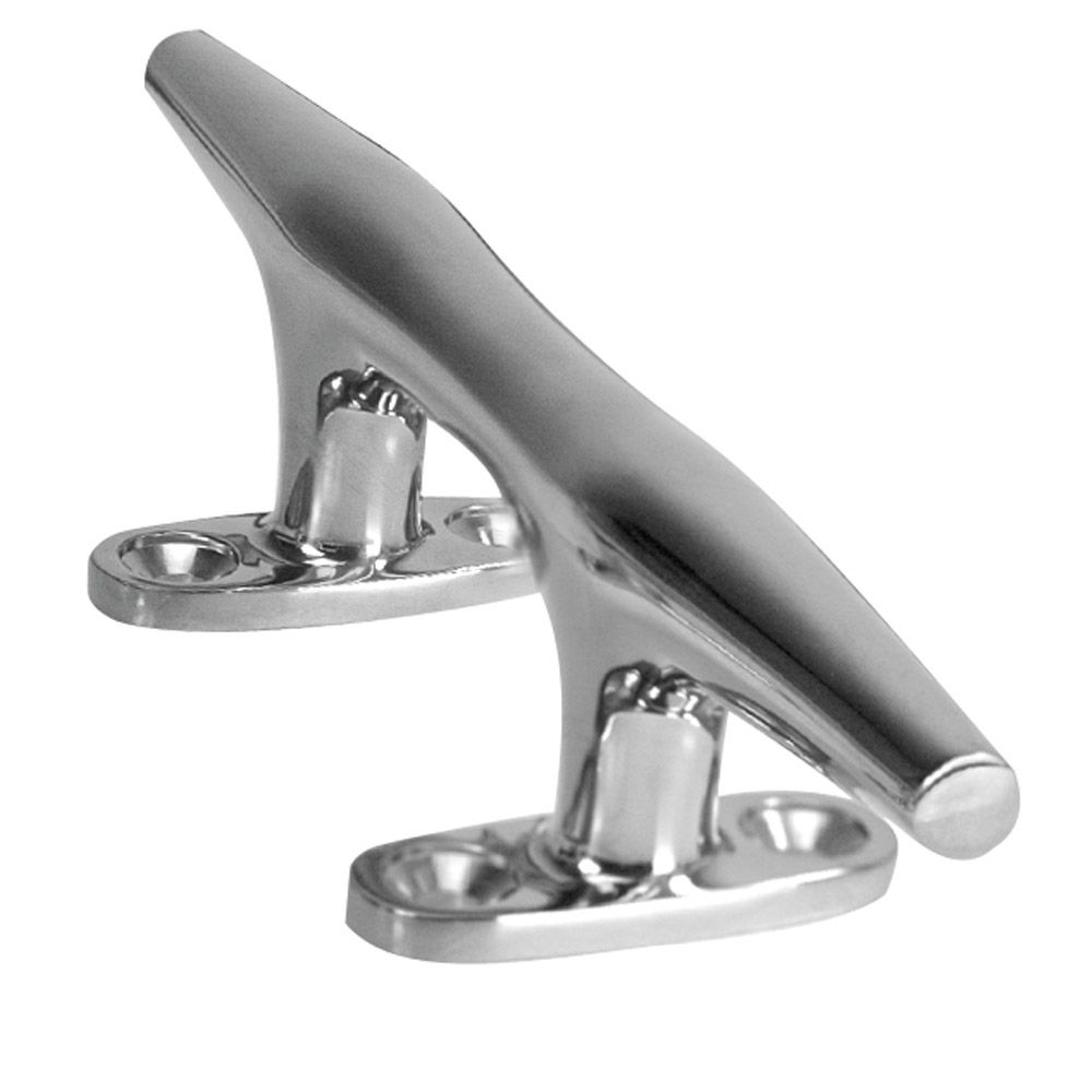 Image 1: Whitecap Heavy Duty Hollow Base Stainless Steel Cleat - 8"