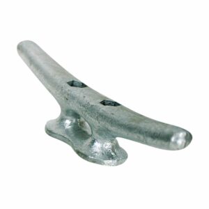 Image 1: Whitecap Galvanized Dock Cleat - 10"