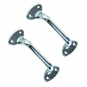 Image 1: Whitecap Stern Handle 6" Length Chrome Plated