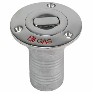 Image 1: Whitecap Bluewater Push Up Deck Fill - 1-1/2" Hose - Gas