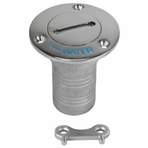 Image 1: Whitecap Hose Deck Fill 1-1/2" Hose - Water