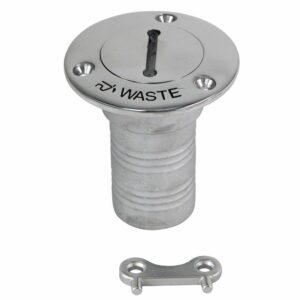 Image 1: Whitecap Hose Deck Fill - 1-1/2" Hose Waste