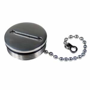 Image 1: Whitecap Replacement Cap & Chain f/6123, 6123, 6125 & 6126