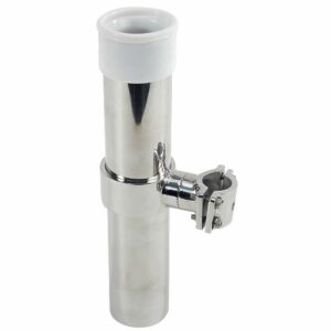 Image 1: Whitecap Bluewater Series Rail Mount 10" Rod Holder S.S.