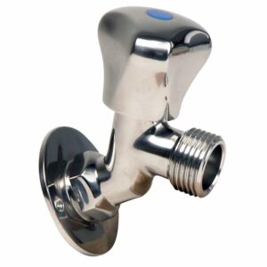 Image 1: Whitecap S.S. Faucet 2-3/16" Base 3-3/16" Depth