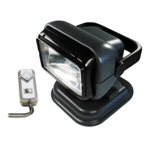 Image 1: Golight Portable Searchlight w/Wired Remote - Grey