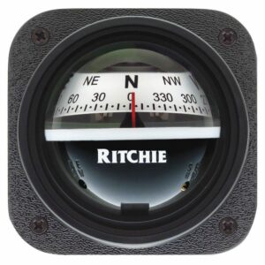 Image 1: Ritchie V-527 Kayak Compass - Bulkhead Mount - White Dial