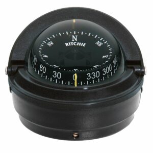 Image 1: Ritchie S-87 Voyager Compass - Surface Mount - Black