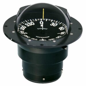 Image 1: Ritchie FB-500 Globemaster Compass - Flush Mount - Black - 12V - 5 Degree Card