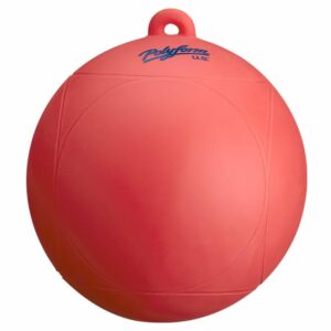 Image 1: Polyform Water Ski Series Buoy - Red