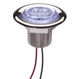 Image 1: Innovative Lighting 3 LED Starr Light Recess Mount - Blue