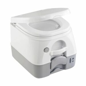 Image 1: Dometic™ 972 Portable Toilet - 2.6 Gallon - Grey 