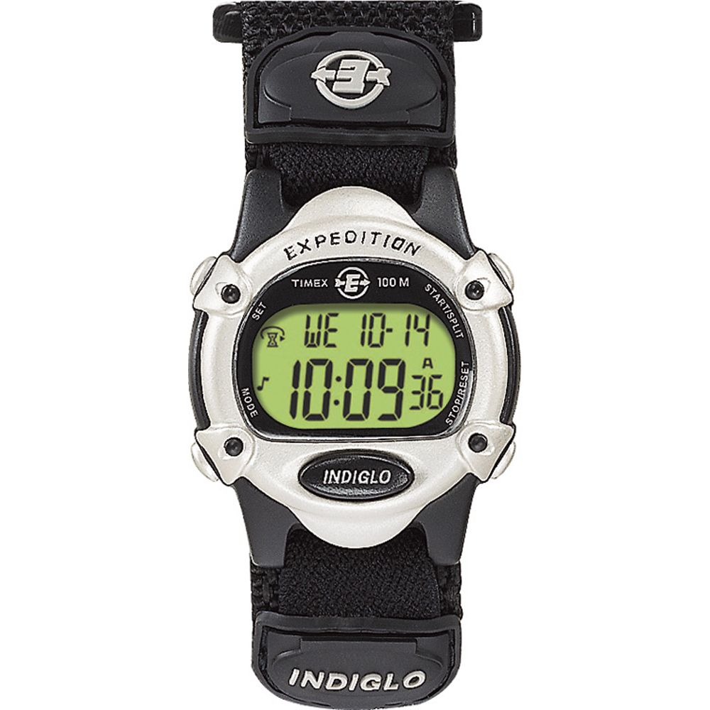 Image 1: Timex Expedition® Women's Chrono Alarm Timer - Silver/Black