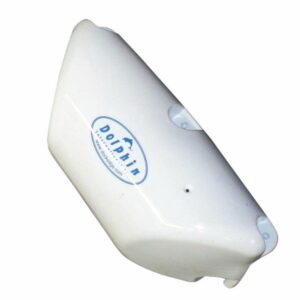Image 1: Dock Edge Dolphin Dockside Bumper 7" x 16" Straight - White
