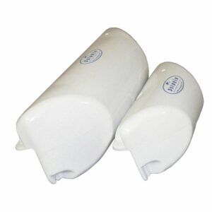 Image 1: Dock Edge Dolphin Dockside Bumper 8.5 x 24  White